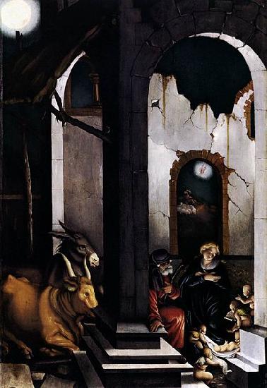 Hans Baldung Grien Nativity oil painting image